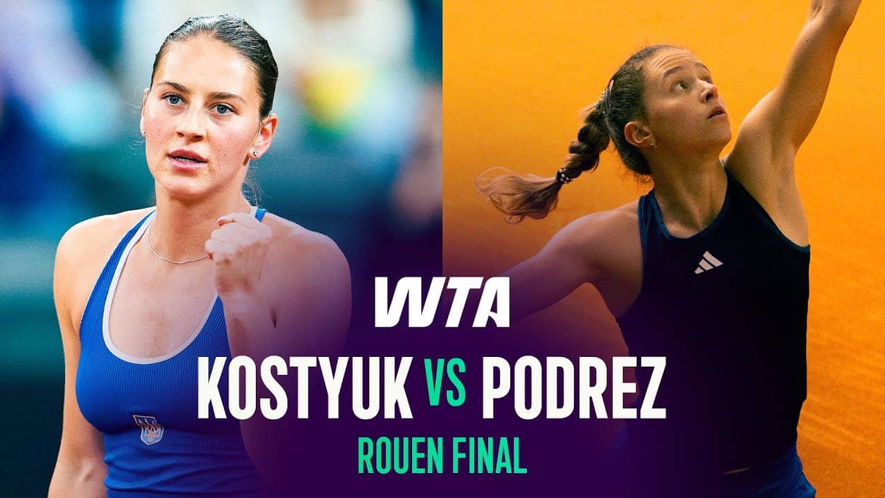 Marta Kostyuk vs. Veronika Podrez | 2026 Rouen Final | WTA Match Highlights