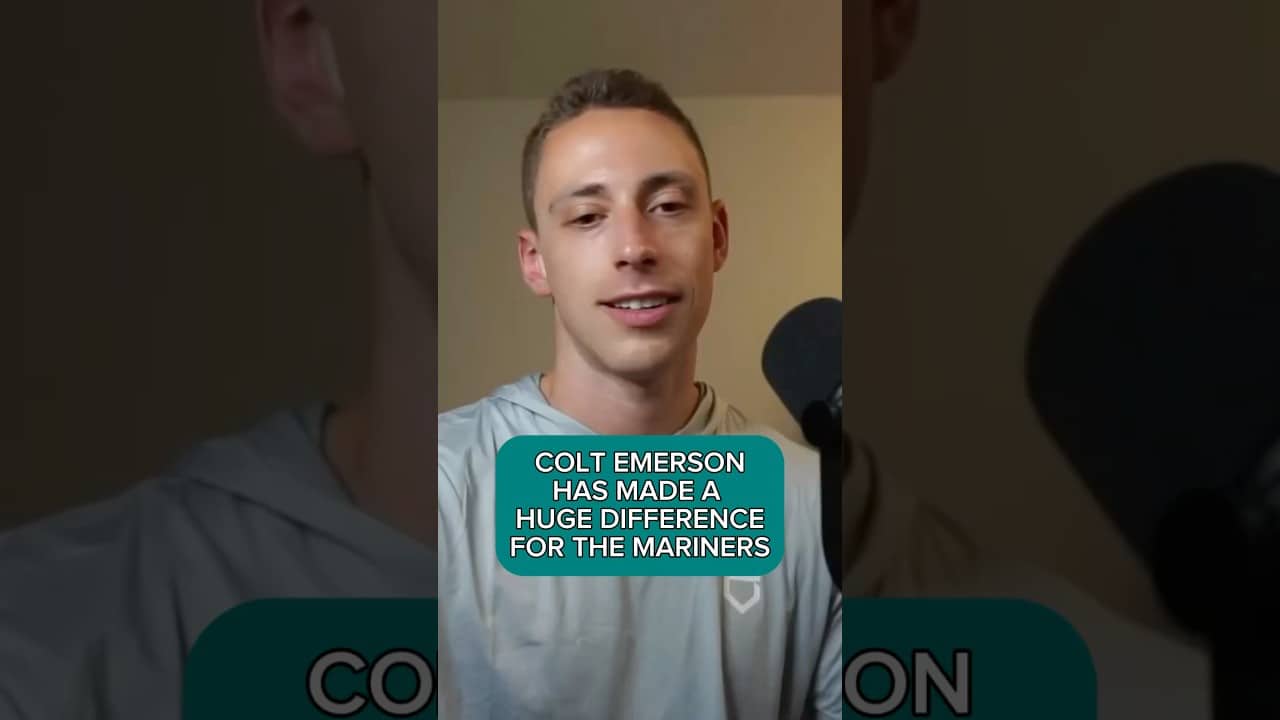 COLT EMERSON HAS MADE A MASSIVE DIFFERENCE FOR THE MARINERS