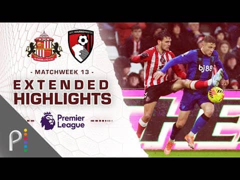 Sunderland v. Bournemouth | PREMIER LEAGUE HIGHLIGHTS | 11/29/2025 | NBC Sports
