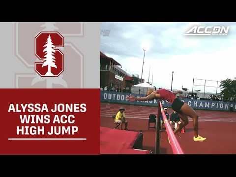 Stanford's Alyssa Jones Wins ACC High Jump