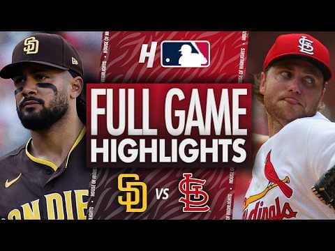 San Diego Padres vs St. Louis Cardinals - FULL GAME HIGHLIGHTS 🔥 June 17, 2026 MLB Season