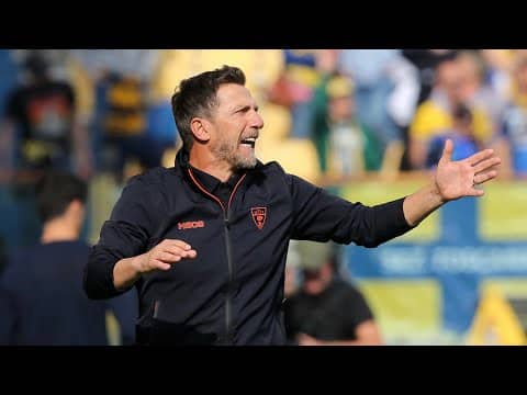 Mister Di Francesco presenta Lecce-Sassuolo