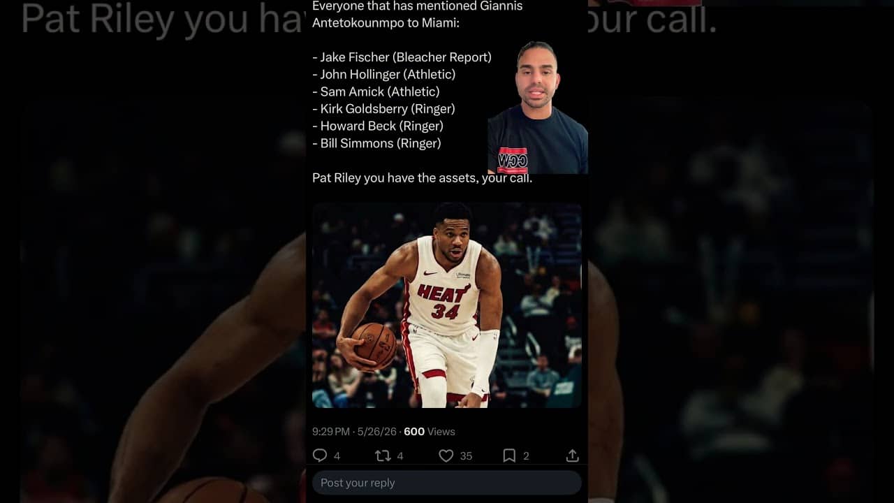 Trading for Giannis Antetokounmpo is the Miami Heat to lose! Will they get it done? #nba #shorts