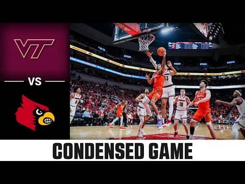 Virginia Tech vs. Louisville Condensed Game | 2025-26 ACC Men's Basketball