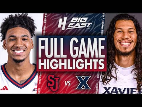 St. John's vs Xavier - FULL GAME HIGHLIGHTS | January 24, 2026 | BIG EAST College Basketball
