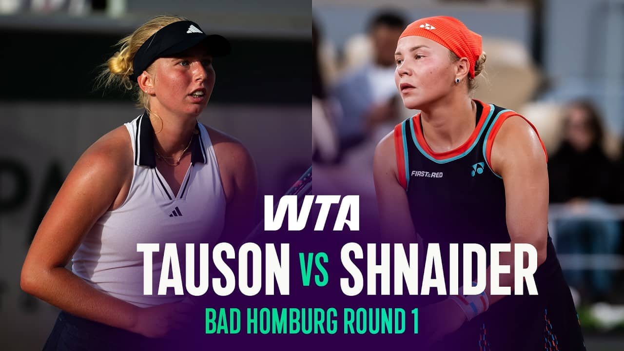 Clara Tauson vs. Diana Shnaider | 2026 Bad Homburg Round 1 | WTA Match Highlights