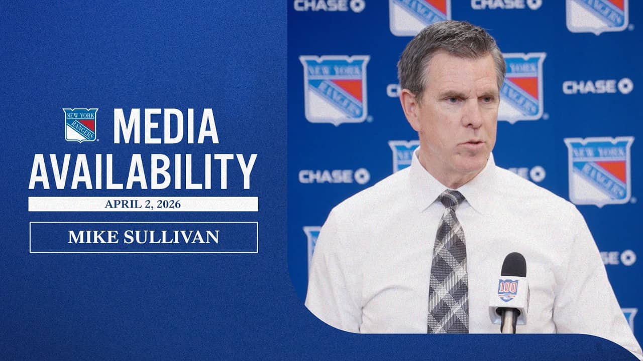 NYR vs MTL: Mike Sullivan Postgame Media Availability | April 2, 2026