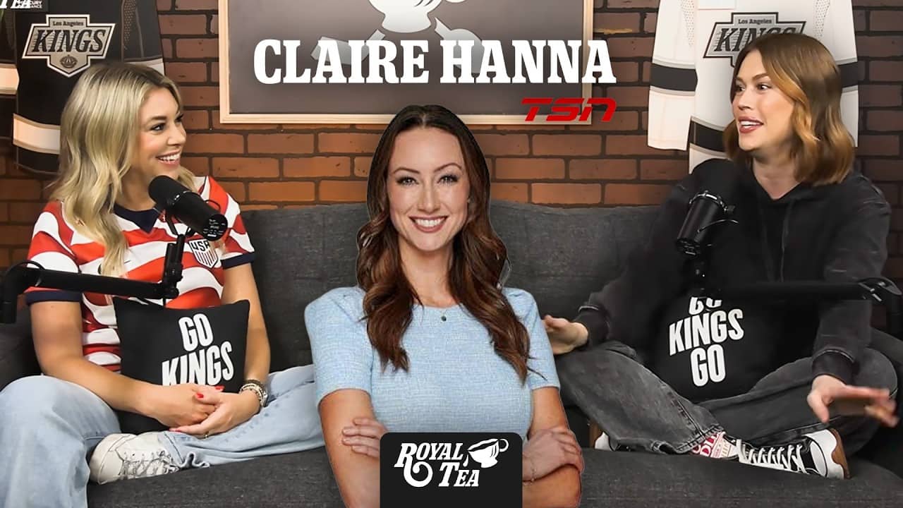 Life in Hockey in Canada with TSN's Claire Hanna 🇨🇦 | RoyalTea
