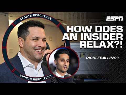 Shams, Schefty & Passan open up on work-life balance 👏 PICKLEBALL RELAXATION? | Sports Reporters