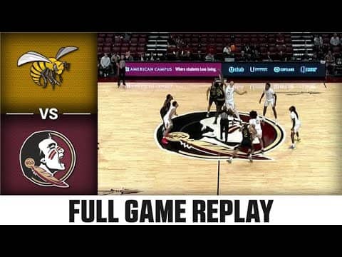 Alabama State vs. Florida State Full Game Replay | 2025-26 ACC Men's Basketball