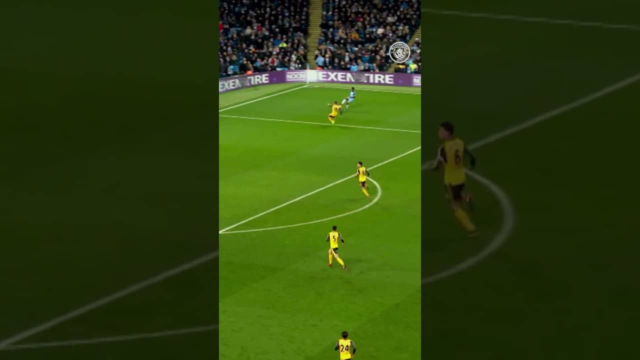 The Pass and the Finish 🥶🤝 #football #goals #mancity #premierleague #shorts #shortsfeed