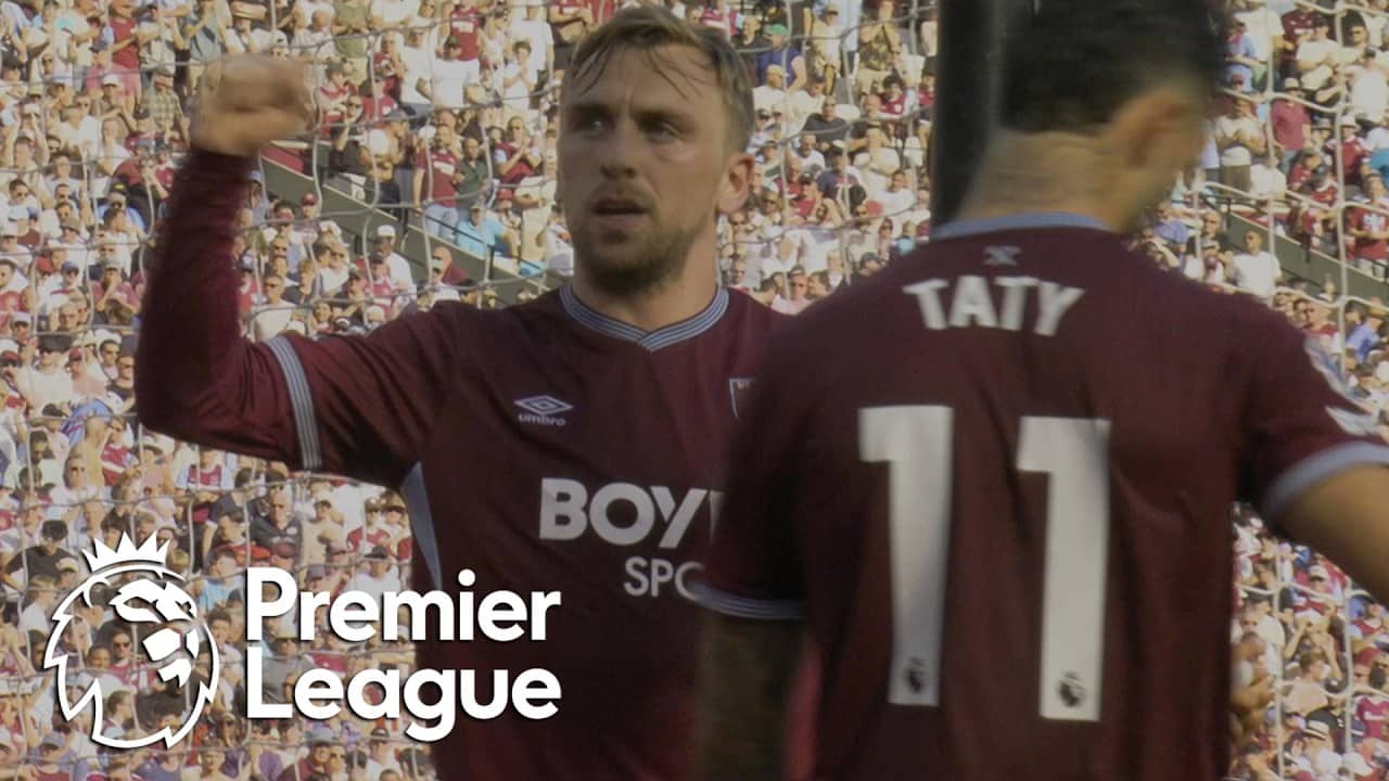 Jarrod Bowen doubles West Ham's advantage over Leeds | Premier League | NBC Sports