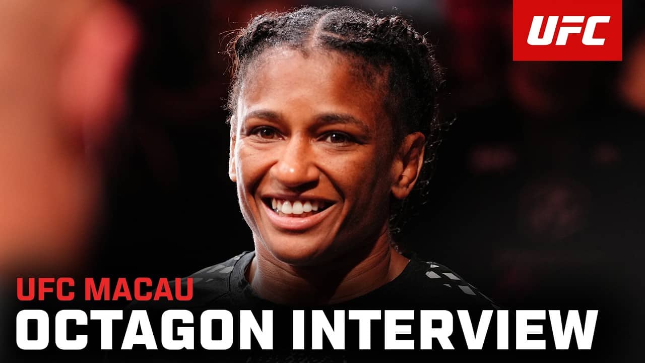 Angela Hill Octagon Interview | UFC Macau