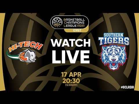 LIVE - Hi-Tech Basketball Club v Johor Southern Tigers | #BCLASIA 2026 | Group Phase