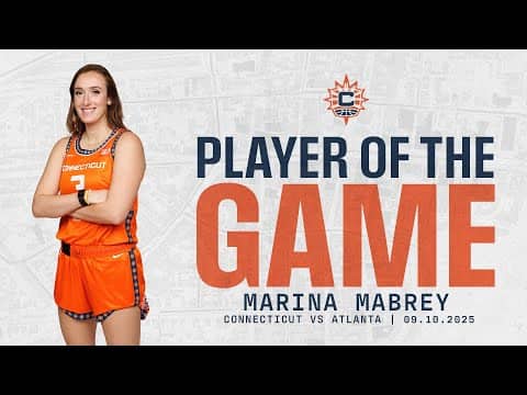 Connecticut vs Atlanta Player of the Game: Marina Mabrey