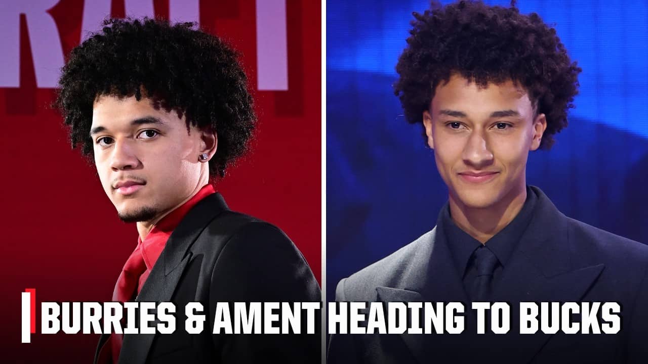 Milwaukee Bucks pick Brayden Burries and Nate Ament in first round | 2026 NBA Draft