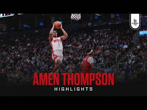Amen Thompson (18 points) Highlights vs. Toronto Raptors