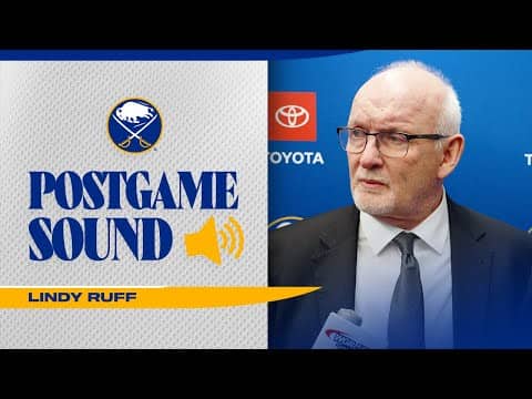 "Real Good Hockey" | Lindy Ruff After 5-0 Shutout Over Islanders | Buffalo Sabres