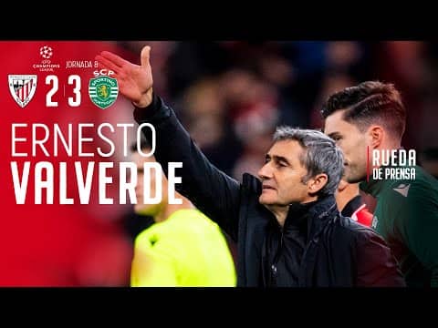 🎙 Ernesto Valverde | post Athletic Club 2-3 Sporting CP | Champions League 2025-26 MD8