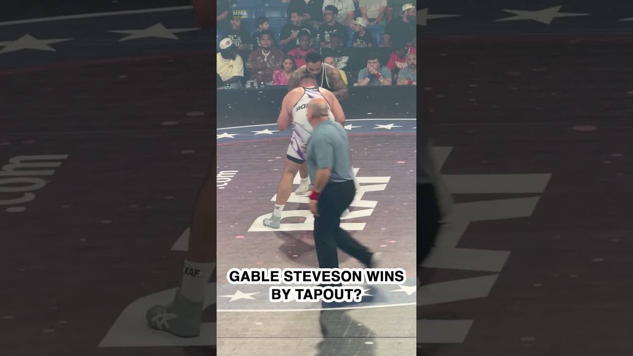 Gable Steveson via TAPOUT? Steveson techs Romanov in RAF 09 main event - MMA Fighting