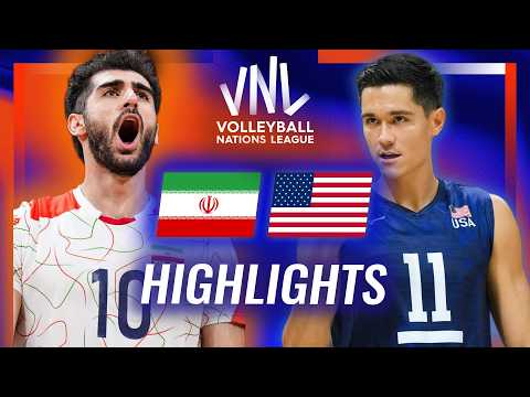 Iran 🇮🇷 vs. USA 🇺🇸 - Highlights | Week 2 | Men's VNL 2026
