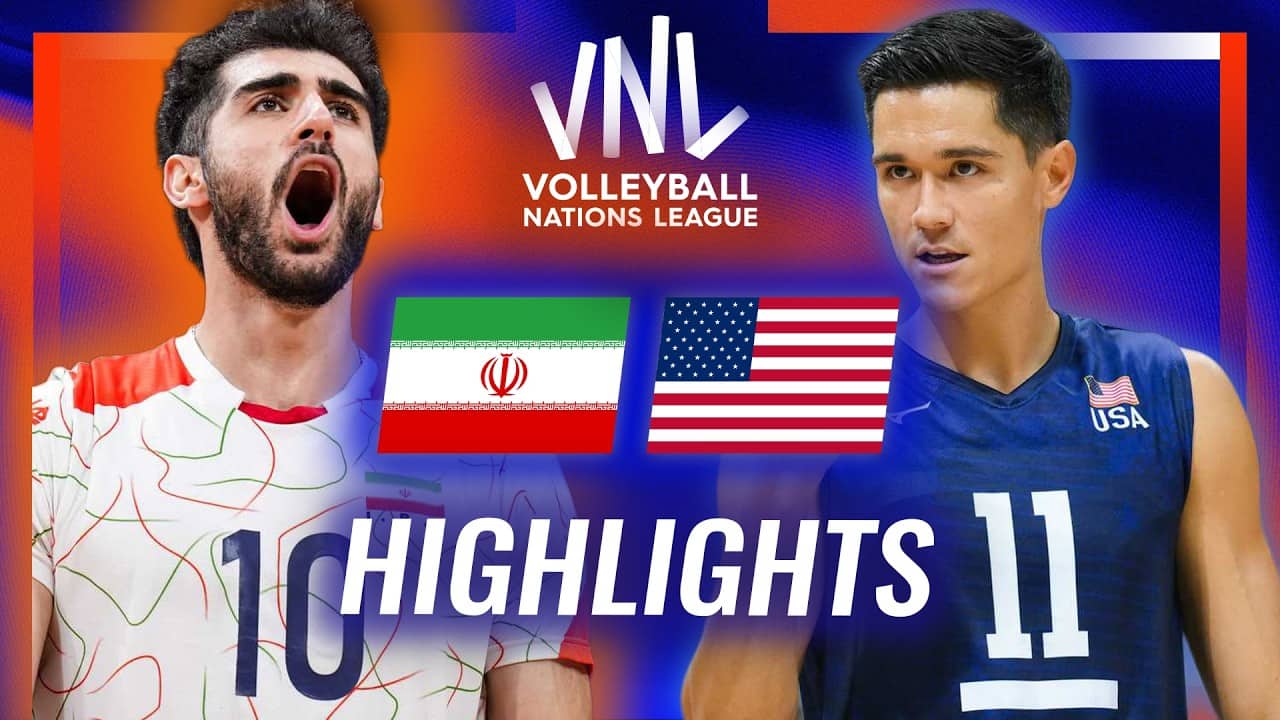 Iran 🇮🇷 vs. USA 🇺🇸 - Highlights | Week 2 | Men's VNL 2026