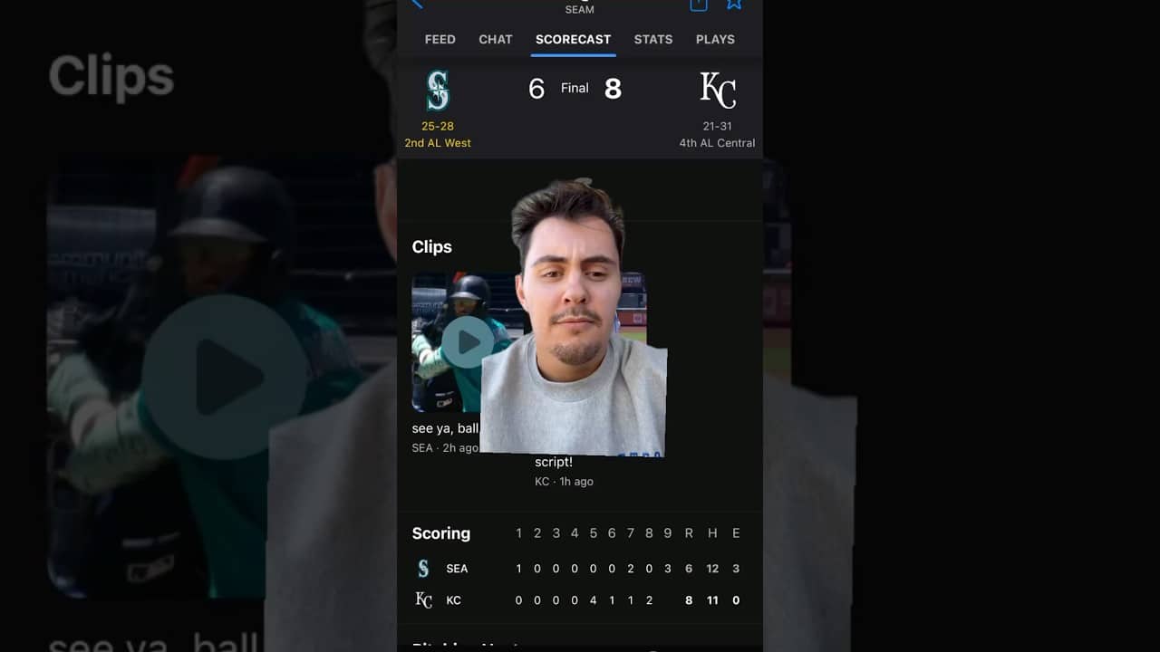 THE MARINERS LOSE ANOTHER SERIES……