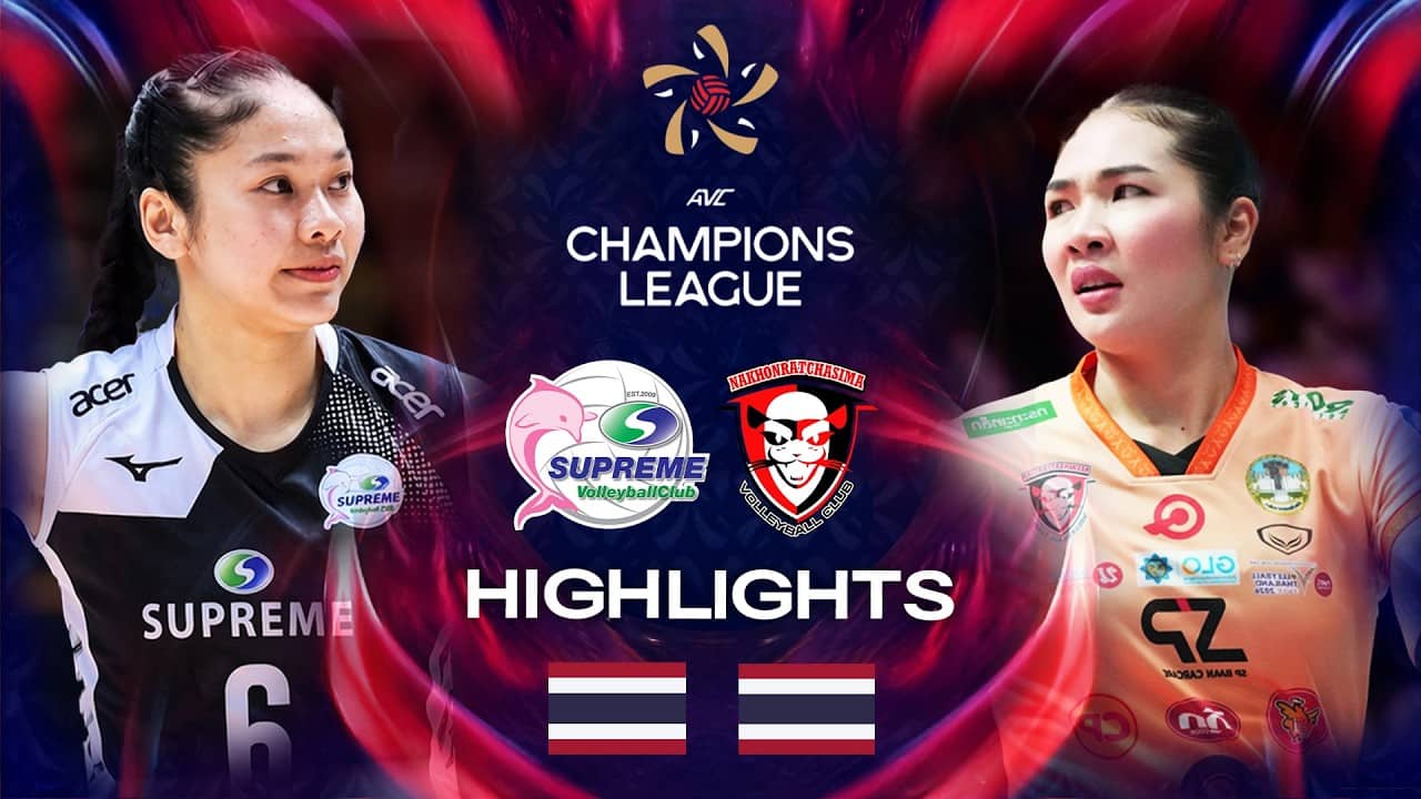 Supreme Chonburi VC 🇹🇭 vs. Nakhon Ratchasima 🇹🇭 - AVC Champions League 2026 | Highlights - Semifinal