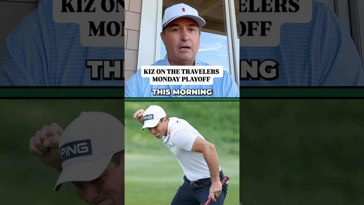Kiz breaks down the Travelers Monday playoff and Scottie’s SHOCKING miss. (🎥: @PGATOUR)