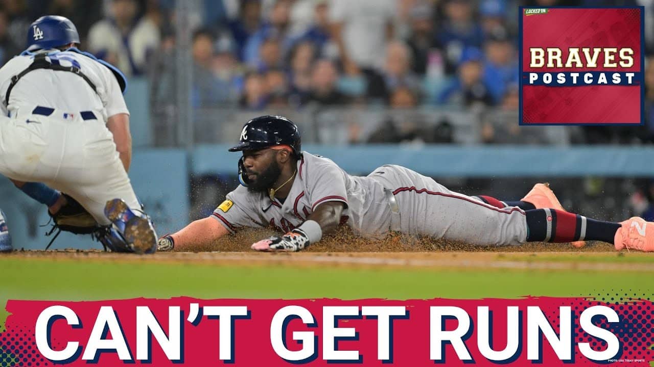 BRAVES POSTCAST: Atlanta Braves can't drive in their runners series opener vs Dodgers LIVE REACTION