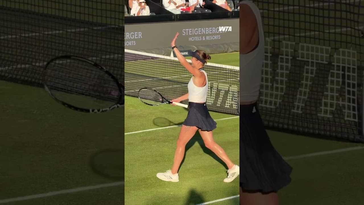 Elina Svitolina reaches her 9th Tour-level quarterfinal of 2026 with her win over Samsonova! #wta