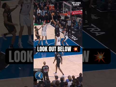 Rudy Gobert HUGE Putback Slam