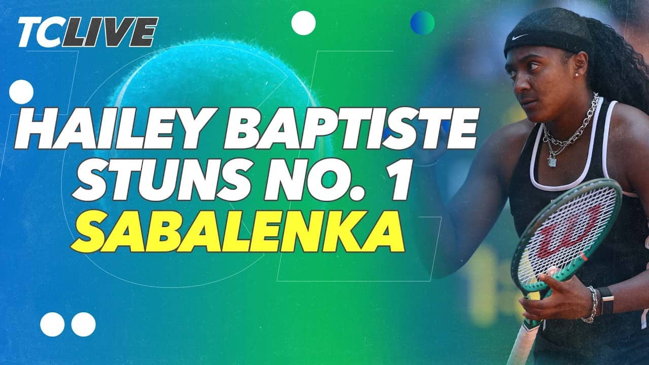 Hailey Baptiste's Shock Upset over Sabalenka | TC Live