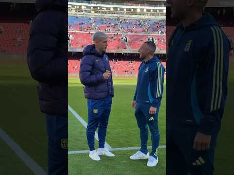 Olmo 🤝 Cazorla #shorts #fcbarcelona #shortvideo