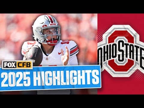 Julian Sayin 2025 Ohio State Buckeyes Freshman Season Highlights 🏈 FOX College Football