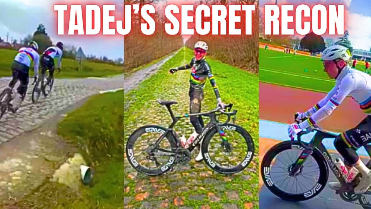 Tadej Pogačar REACTS Post Paris Roubaix Recon Ride - Ayuso UPDATE