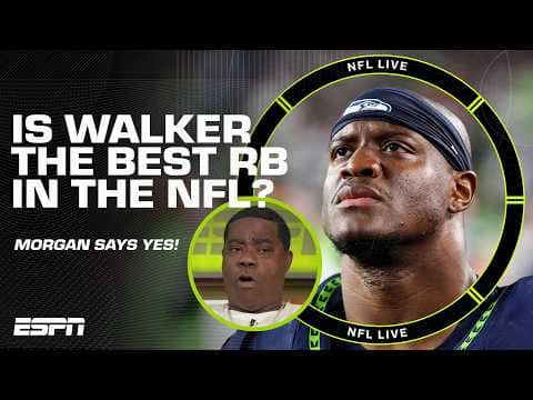 Tracy Morgan calls Kenneth Walker III the BEST running back in the league 👀 | NFL Live