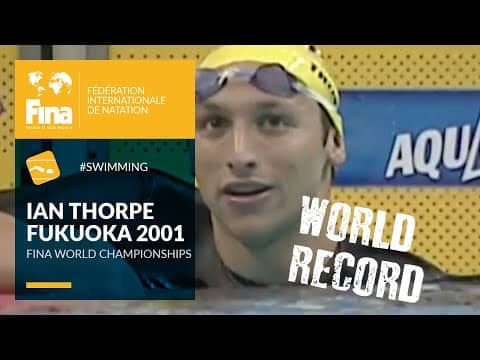 Ian Thorpe’s Epic World Record Swim | Fukuoka 2001 FINA Highlights