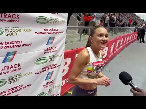 Sinclaire Johnson takes 2nd in 1500m at New Balance Indoor Grand Prix