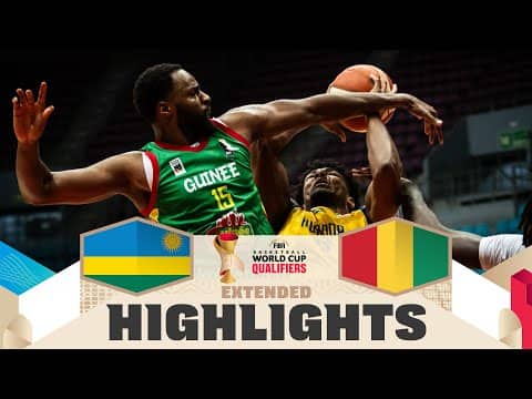 Rwanda 🇷🇼 v Guinea 🇬🇳 | Extended Highlights | FIBA Basketball World Cup 2027 African Qualifiers