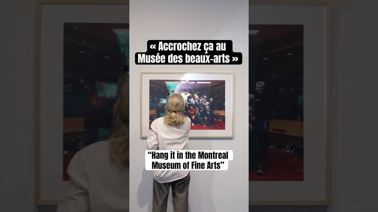 Cole's 50th goal truly was a work of art! 🖼️ #Montreal #Museum #Art #Shorts
