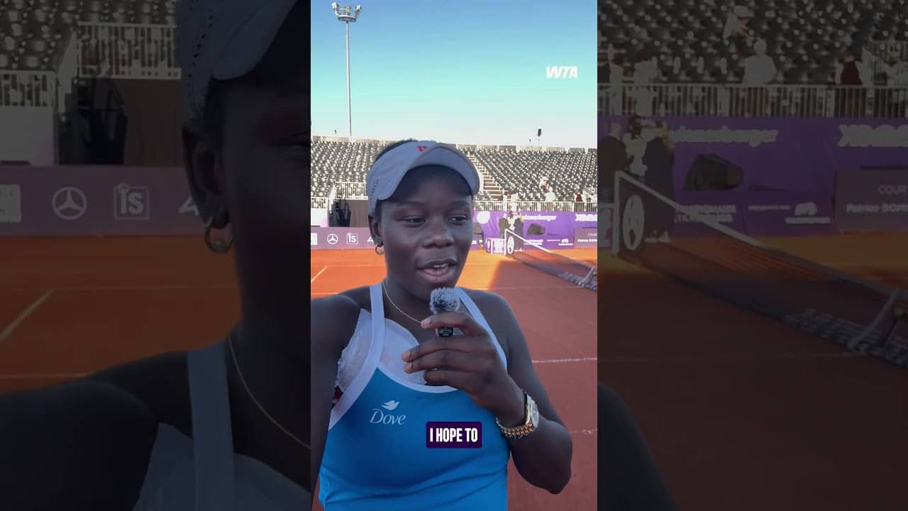 A first clay final for Vicky Mboko 🤩 #IS26