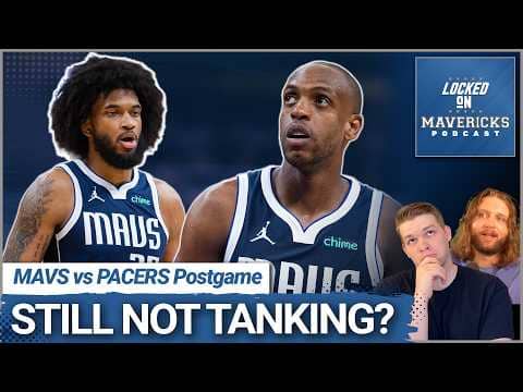 Why the Mavs REFUSED to Tank vs the Indiana Pacers | Khris Middleton Ends Dallas Mavericks' Streak