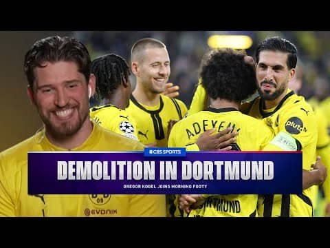 Gregor Kobel on Dortmund's win vs Celtic, new UCL format & VAR | Morning Footy | CBS Sports Golazo
