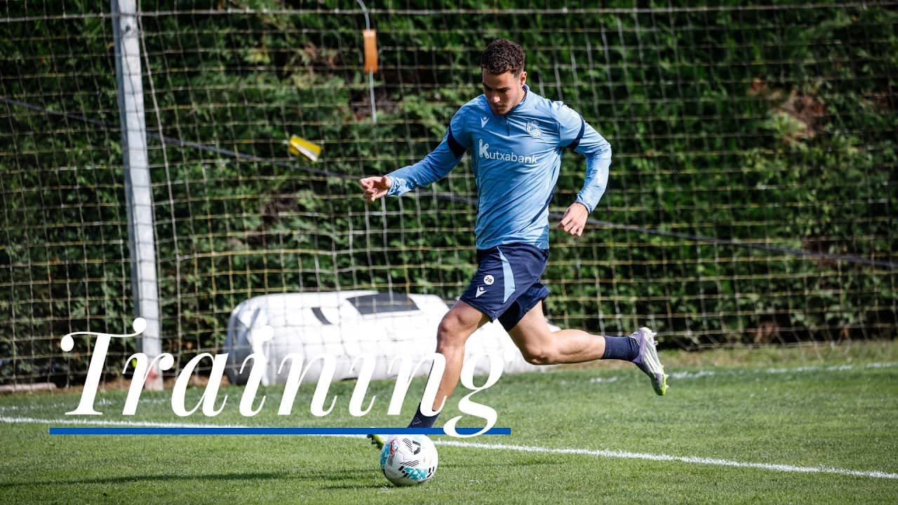 ENTRENAMIENTO | Ekain Orobengoa vuelve con el grupo | Sanse | Real Sociedad