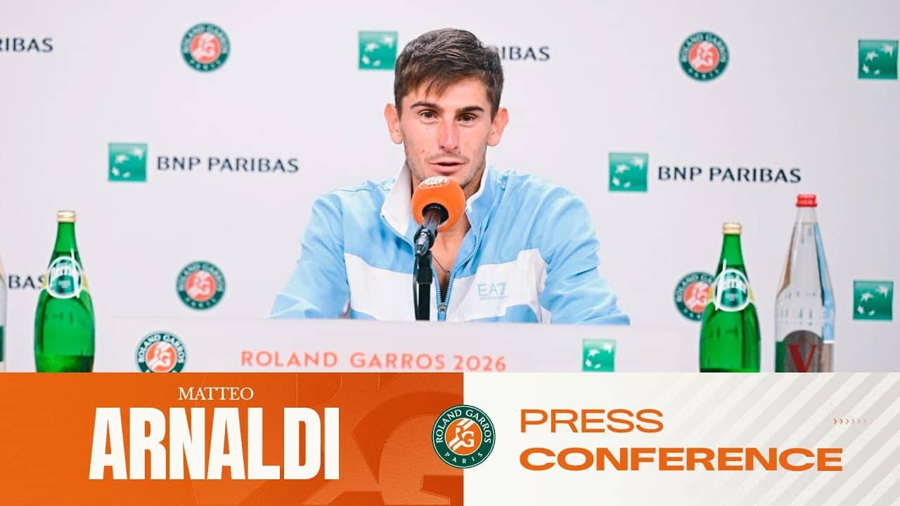 Matteo Arnaldi | QF Press Conference | Roland-Garros 2026