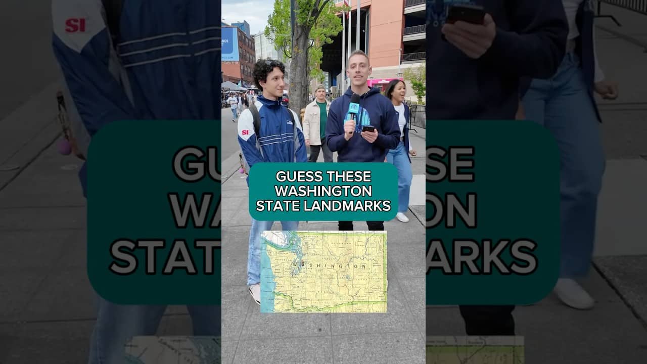 CAN HE GUESS THESE WASHINGTON STATE LANDMARKS??