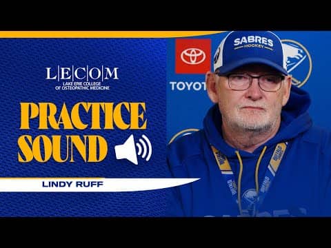 "Next Man Up Now" | Lindy Ruff After Team Losses Conor Timmins To Injury | Buffalo Sabres