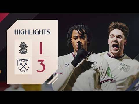 Tamworth 1-3 West Ham U21 | Semi-Final | National League Cup Highlights