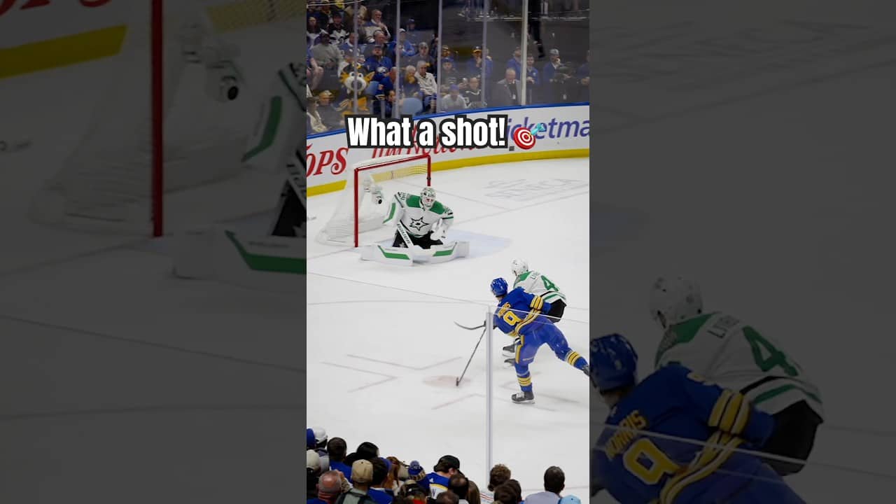 Josh Norris did. not. miss. 🎯 #nhl #buffalosabres #hockey